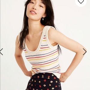 Retro Madewell Sweater Tank - new with tags! xxs